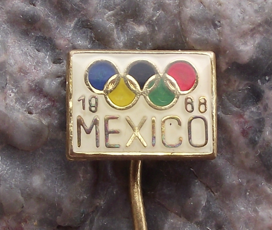 1968 Olympic Summer Games Mexico City Pin Badge