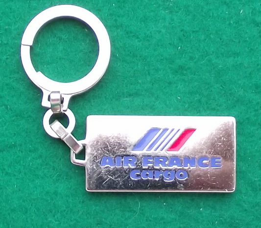 Air France French Airlines Cargo Aircraft Pelican Logo Aviation Key Chain Ring
