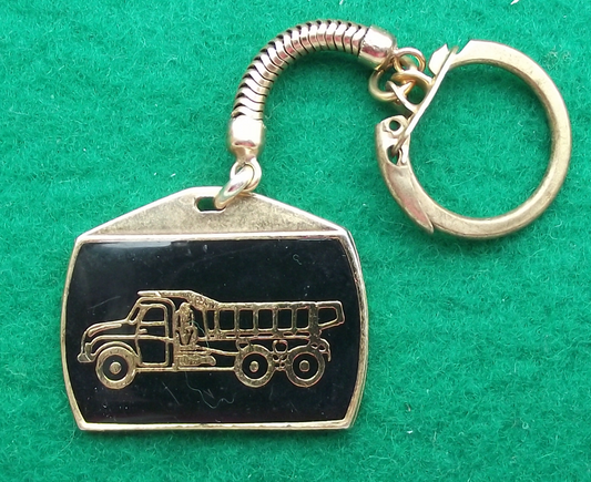 Vintage Rare Tatra Czechoslovakia Dump Tipper Truck Lorry Maker Chain Key Ring