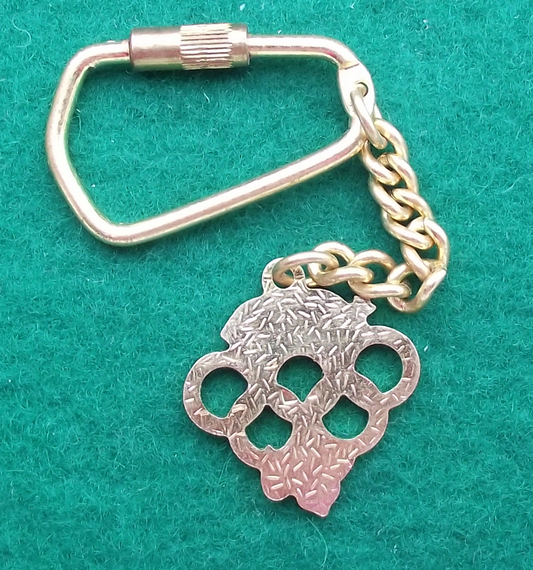 Czechoslovakia Olympic Committee COV Czech Team Rings Keychain Key Chain Keyring