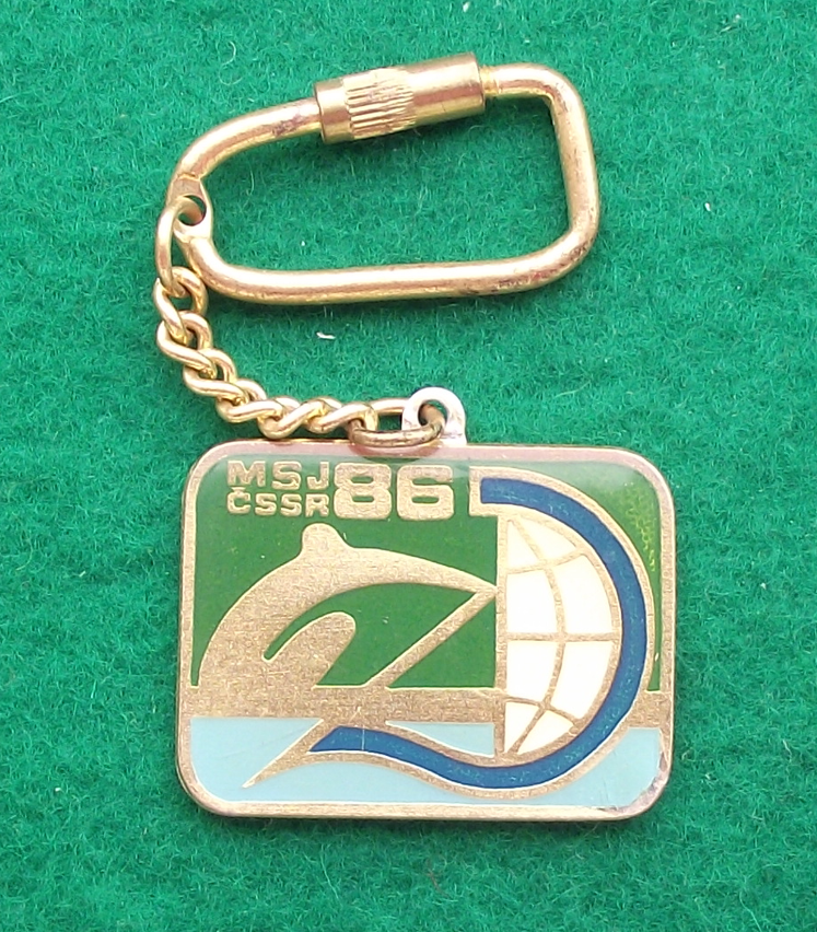 1986 World Rowing Junior Championships Czechoslovakia Sports Key Chain Keyring