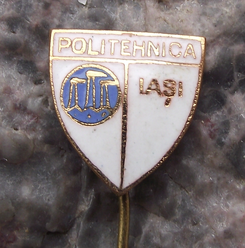 Vintage Politehnica Iasi Football Club Romania Soccer Pin Badge