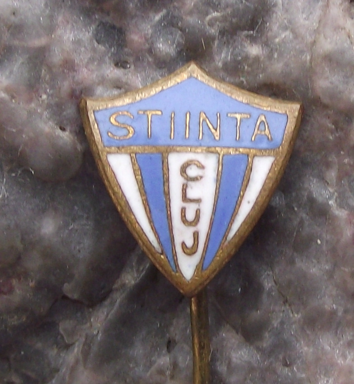 Vintage Universitatea Știința Cluj Football Club Romania Soccer Pin Badge