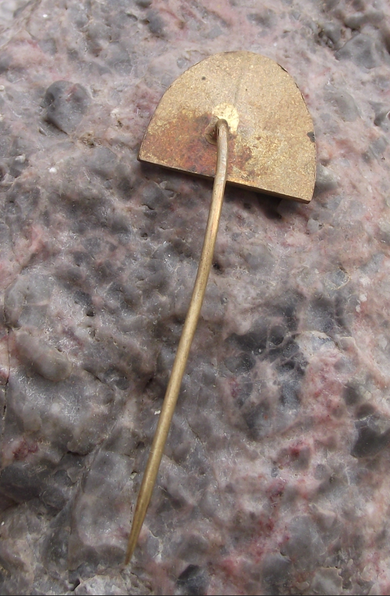 1966 Golden Helmet 18th Czech Motorbike Speedway Competition Pin Badge