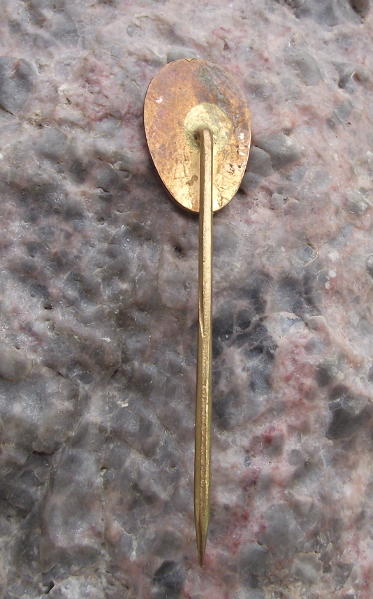 Vintage FIM Czech International Motorbike Motocross MX Quarry Race Pin Badge