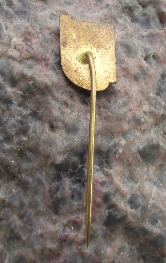 1970 Golden Helmet 22nd Czech Motorbike Speedway Championship Race Pin Badge