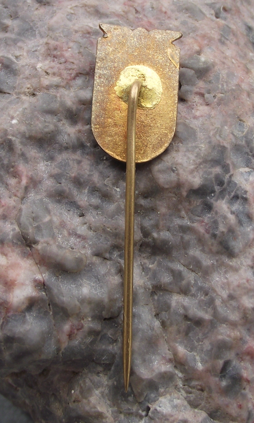 1976 FIM Moto Federation Marianske Lazne Motorcycle Speedway Finals Pin Badge