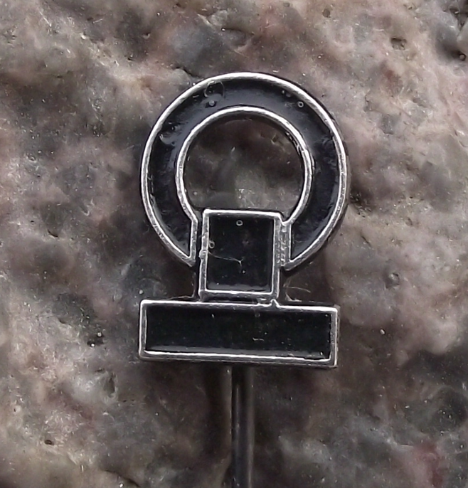 Vintage Salzgitter AG Steel and Technology Company Logo Germany Pin Badge
