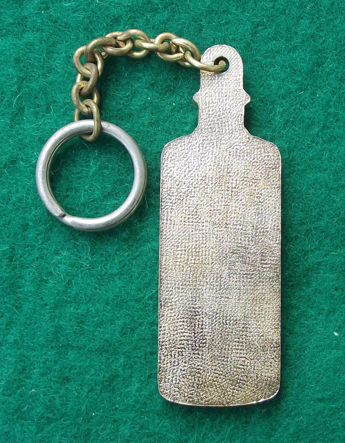 Vintage Carlsbad Becherovka Bitter Bottle Czech Herbal Drink Keyring Key Chain