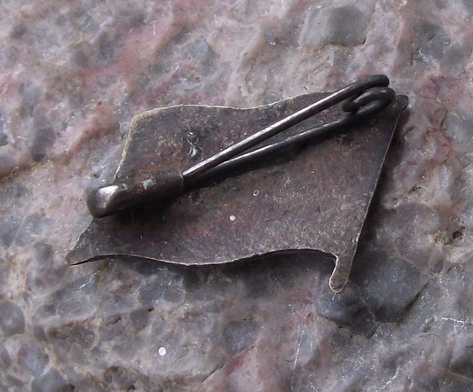 Vintage Cuba National Flag Bandera Nacional de Cuba Cuban Pin Badge