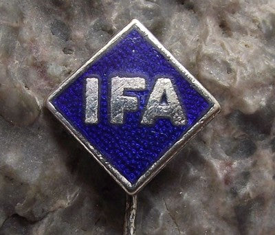 Antique IFA Industrieverband Fahrzeugbau East German Automotive Firm Pin Badge - Badgecrazy
