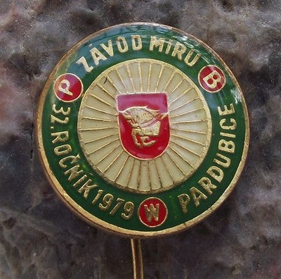 1979 WBP Prague Warsaw Berlin Peace Race Bike Bicycle Pardubice Stage Pin Badge - Badgecrazy