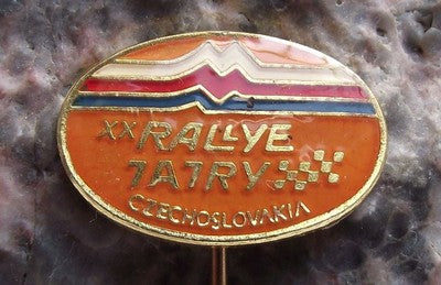 1988 Tatra Rally Motorsport Rallye Tatry 20th XX Slovakia FIA Car Race Pin Badge - Badgecrazy