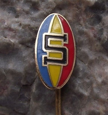 Vintage Sparta Prague Praha Czech Rugby Football Union League Ball Pin Badge - Badgecrazy