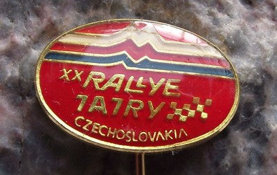 1988 Tatra Rally Motorsport Rallye Tatry 20th XX Slovakia FIA Car Race Pin Badge - Badgecrazy