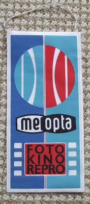 Meopta Camera TLR & View Master Meoskop Maker Foto Kino Repro Pennant Flag - Badgecrazy