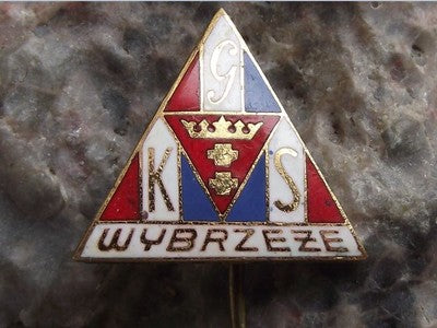 Vintage GKZ GKS Wybrzeze Poland Motorcycles Motorbike Speedway Club Pin Badge - Badgecrazy
