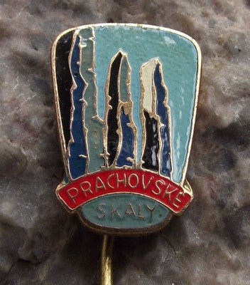 Prachovske Skaly Prachov Rocks Climbing Resort in Cesky Raj Tourist Pin Badge - Badgecrazy