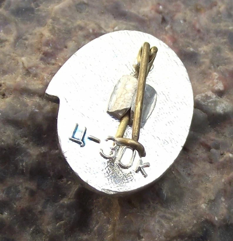 Vintage Odessa Ukraine Black Sea City Sailing Ship Tourist Souvenir Pin Badge