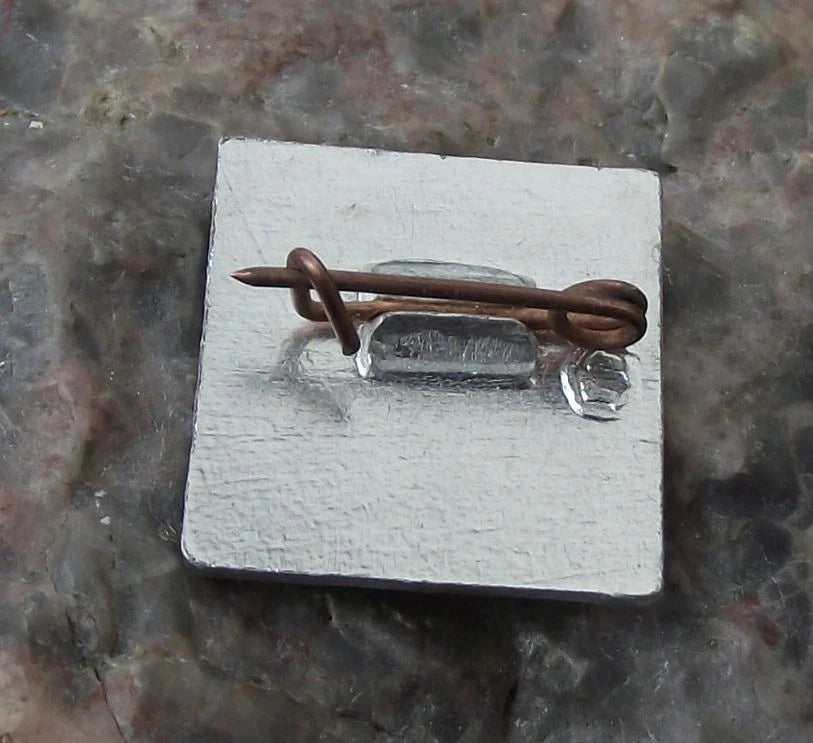 1962 Vostok Boctok 3 4 Space Race Rockets Russian Hammer Sickle Logo Pin Badge