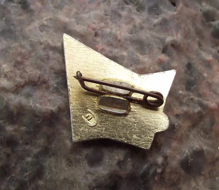 1961 Vostok 2 Soviet Union Space Mission Rocket Boctok 2 Cosmanaut Pin Badge