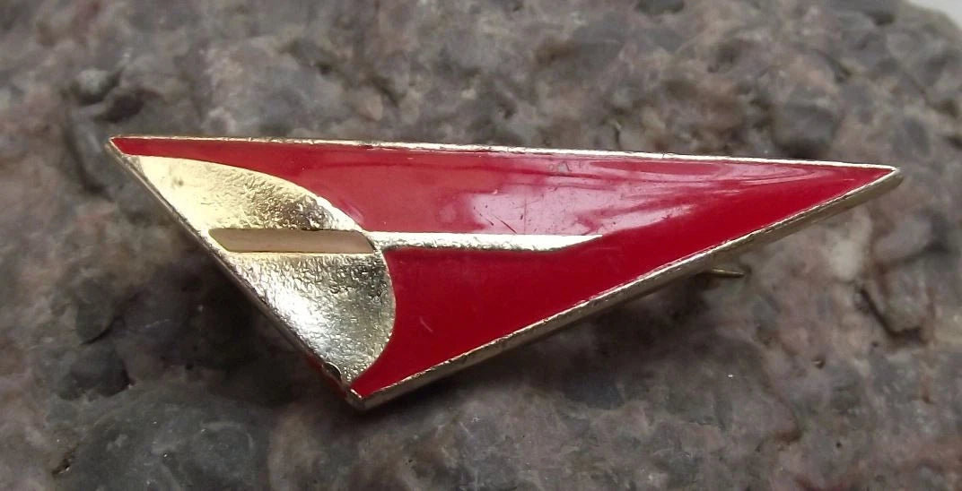 Vintage Czech Pioneer Pionyr Youth Achievement Stripes Stage 1 Pin Badge