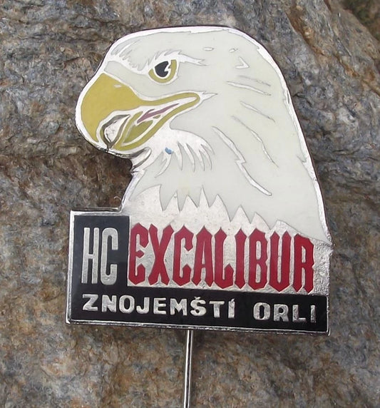 1999 HC Orli Znojmo Excalibur Czech ELH Extraliga Ice Hockey Tie Pin Badge