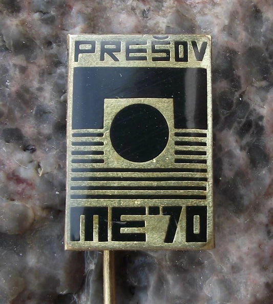 1971 IIHF European Ice Hockey U19 Championship Czechoslovakia Prešov Pin Badge