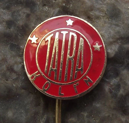 Vintage Tatra Car Truck Maker Czech Motor Factory Auto Company Kolín Pin Badge