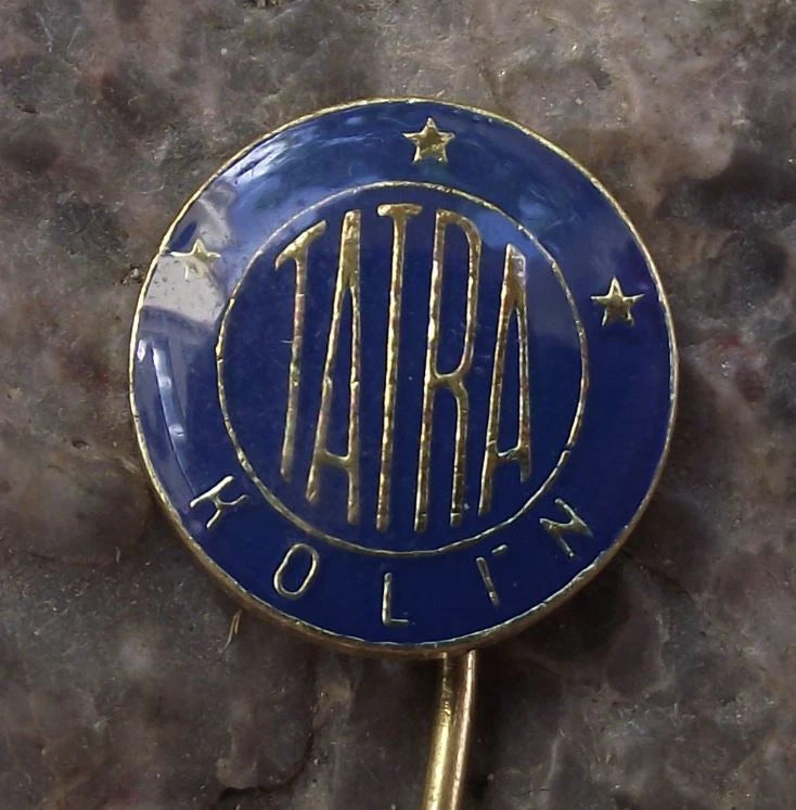 Vintage Tatra Car Truck Maker Czech Motor Factory Auto Company Kolín Pin Badge