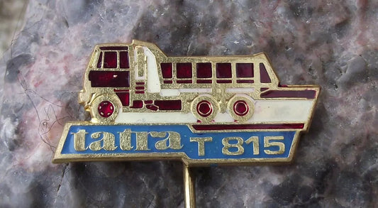 Vintage Tatra Trucks Model T 815 Paris Dakar Rally Heavy Duty Lorry Pin Badge