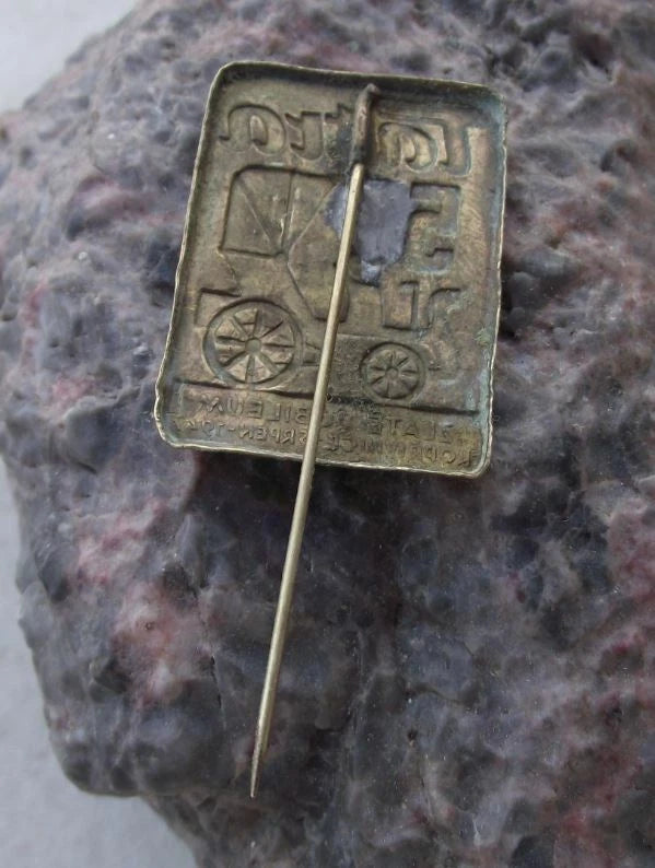1947 Tatra 50th Anniversary Motor Vehicle Car Company Automobile Pin Badge