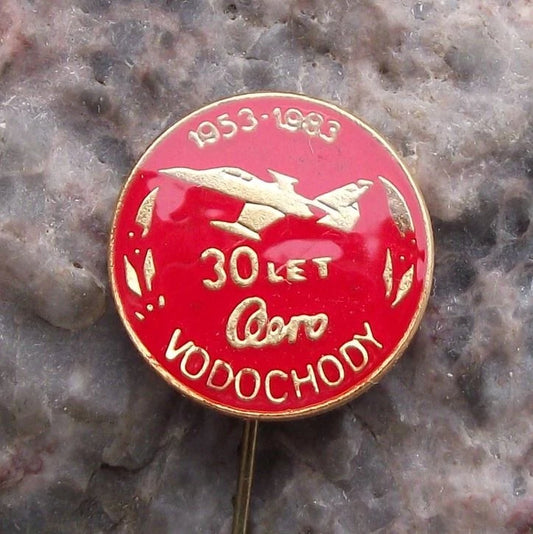 1983 Aero Vodochody Aircraft Factory 30th Anniversary L-39 Albatros Pin Badge - Badgecrazy