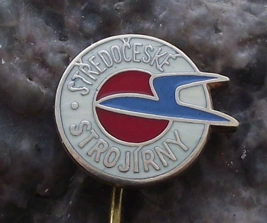 Vintage Aero Central Czech Aircraft Factories Aviation Company Logo Pin Badge - Badgecrazy