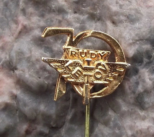 1988 Rudy Letov Aviation 70th Anniversary Czech Aircraft Factory Pin Badge - Badgecrazy