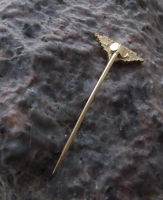 Vintage Letov Czechoslovakia Military Aircraft Factory Winged Sword Pin Badge - Badgecrazy