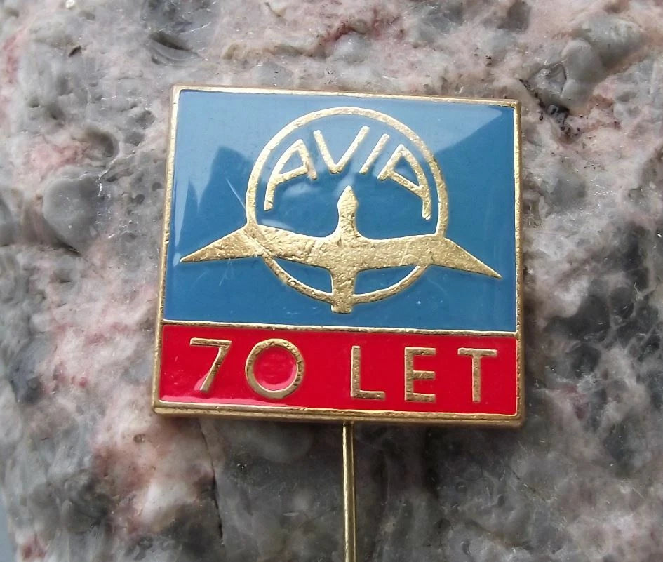1989 AVIA Aviation Aircraft Truck Company 70th Anniversary Flying Bird Pin Badge