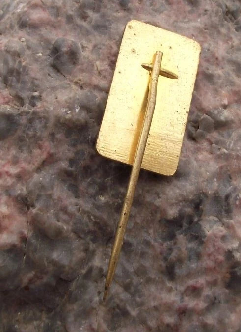 1985 Prague Metro Underground Railway Train Metrostav Line B Opening Pin Badge