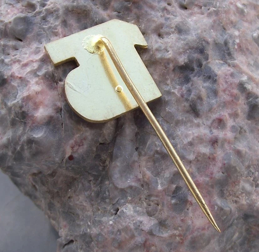 1986 Prague Metro Underground Railway Train Metrostav 15th Anniversary Pin Badge