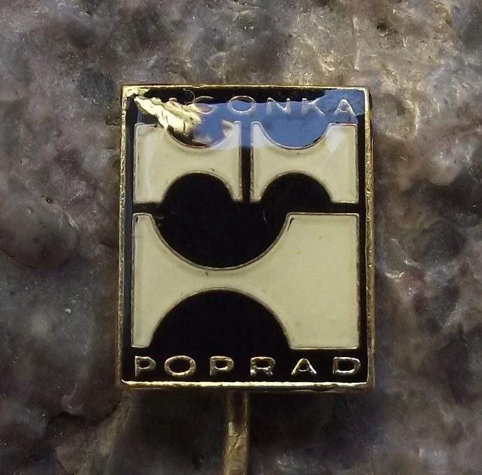 Czech Railway Rail System Train Wagon Rolling Stock Vagonky Poprad Pin Badge