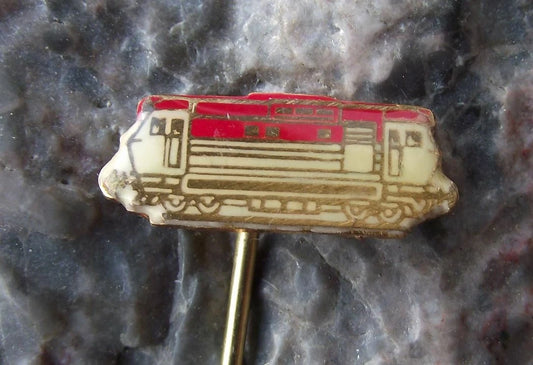 Czechoslovakia Railway CSD Electric Passenger Cargo Train Engine Rail Pin Badge