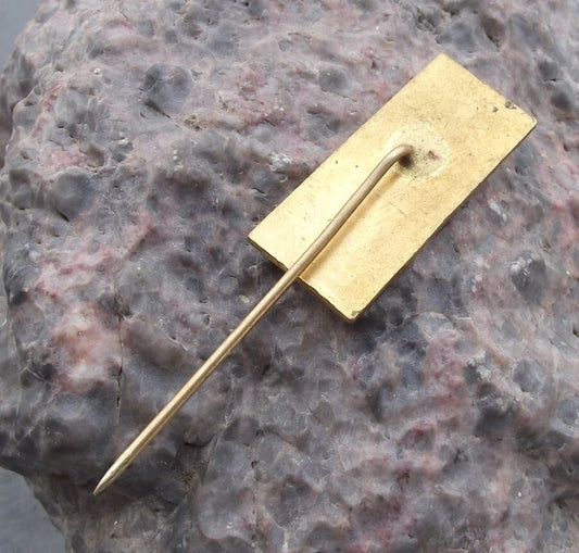 1984 Czech Railway ZOS Electric Train Engine Rail Repair Anniversary Pin Badge