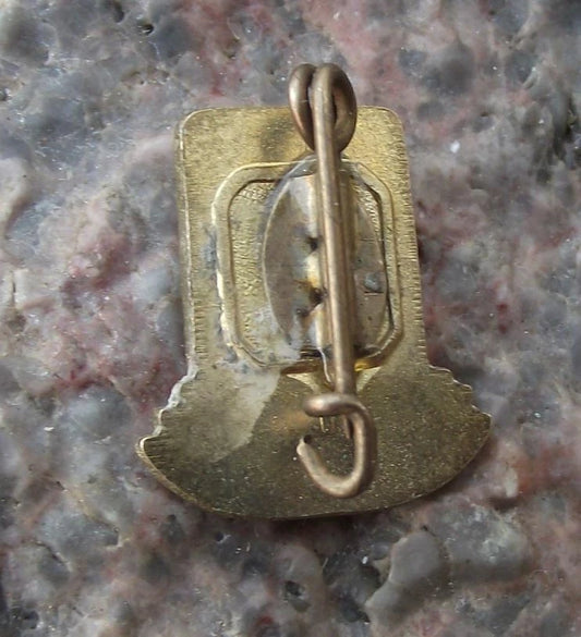 Vintage FDGB FREE German Trade Union Logo 40th Anniversary Pin Badge