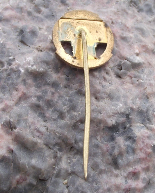 Vintage Czech State Sports Association CSTV 3rd Class Athlete Award Pin Badge