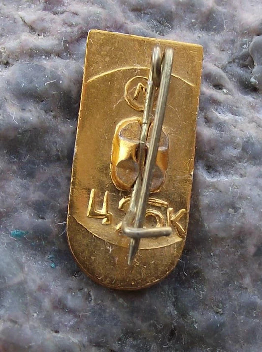 1980 Moscow Olympic Games XXII Teddy Bear Mascot Misha Shield Pin Badge