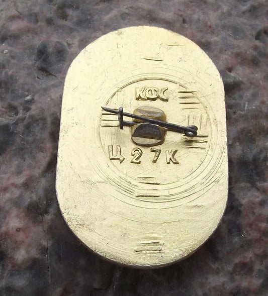 1980 Moscow Olympic Games Teddy Bear Soviet Russian Mascot Pin Badge