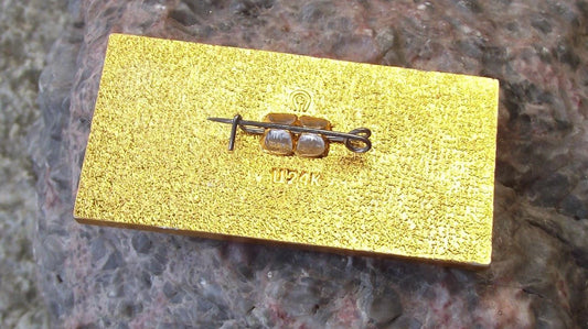 1980 Moscow Olympic Games Official Logo Russia Russian Flag Pin Badge