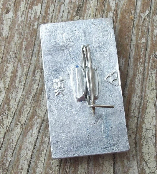 1980 Shiny Moscow Olympic Games Water Polo Swimming Pool Pin Badge