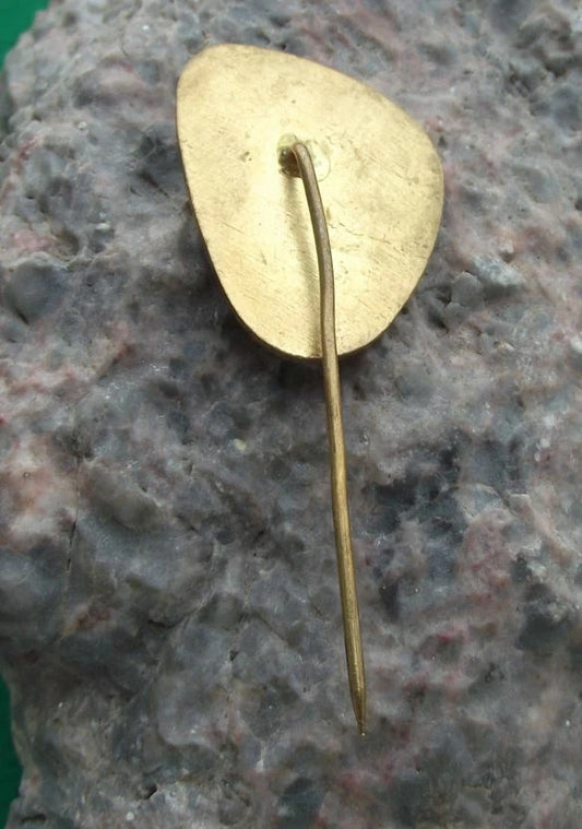 1958 Vintage Czechoslovakia SLUT ROH Exhibition Trade Union Fair Pin Badge