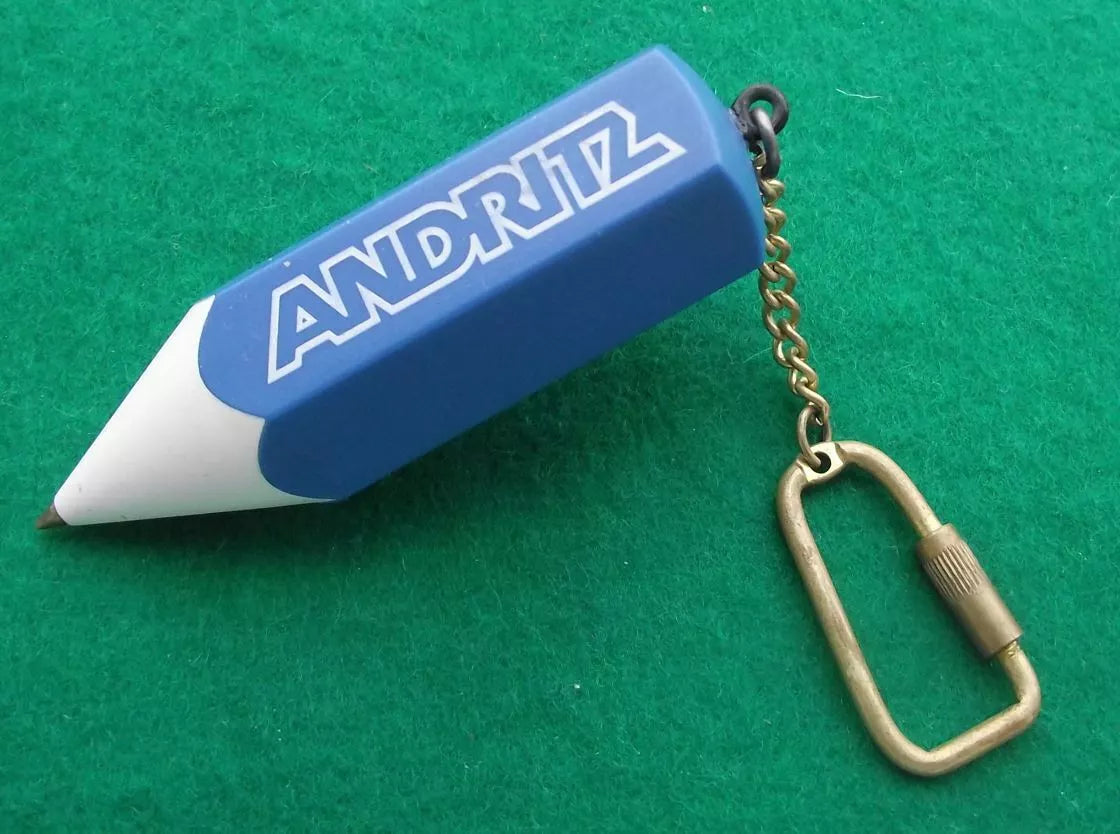 Vintage Andritz Austria Vienna Engineering Company Pencil Key Chain Keyring